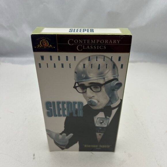 SLEEPER with Woody Allen Diane Keaton Metro Goldwyn Mayer VHS 1973 Comedy